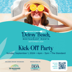 Downtown Delray Restaurant Month KICKOFF PARTY