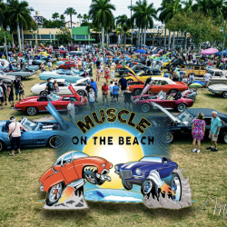 Muscle On The Beach Car Show